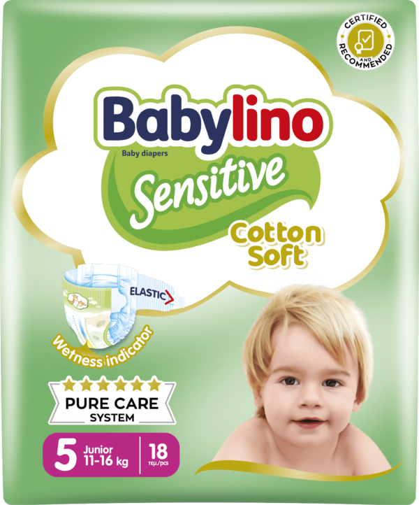 Babylino Sensitive Diapers | Junior No.5