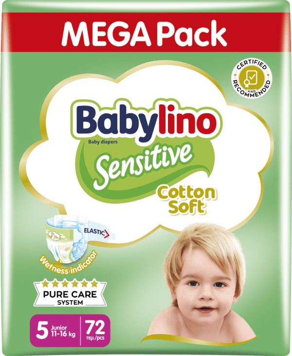 Babylino Sensitive Diapers | Megapack Junior No. 5