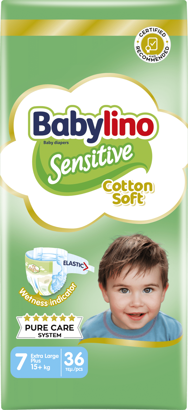 Babylino Sensitive Diapers | Extra Large Plus No.7