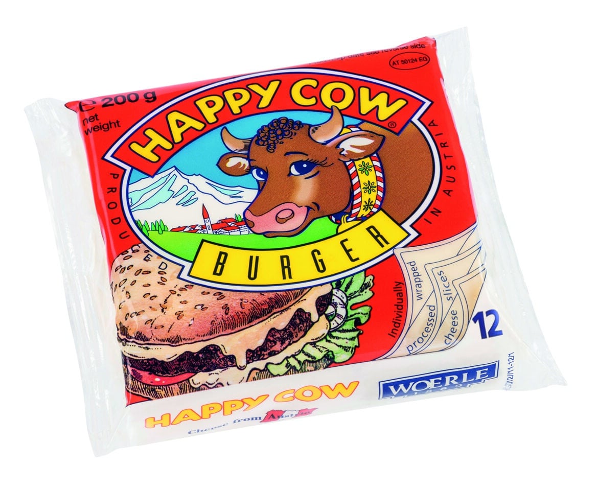 Happy Cow Sliced Cheese Burger Pemix Importers & Distributors Malta
